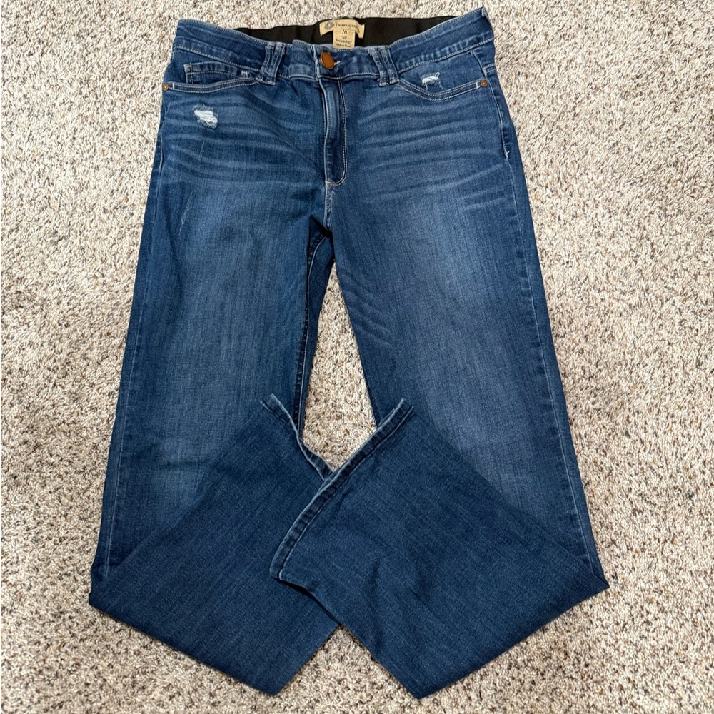 Democracy Dark Blue Flare Jeans - Picture 2 of 4